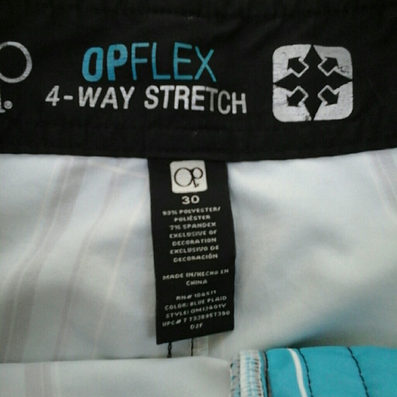 Op Opflex 4 Way Stretch Men's Swim Trunks Sz 30 - Picture 6 of 8